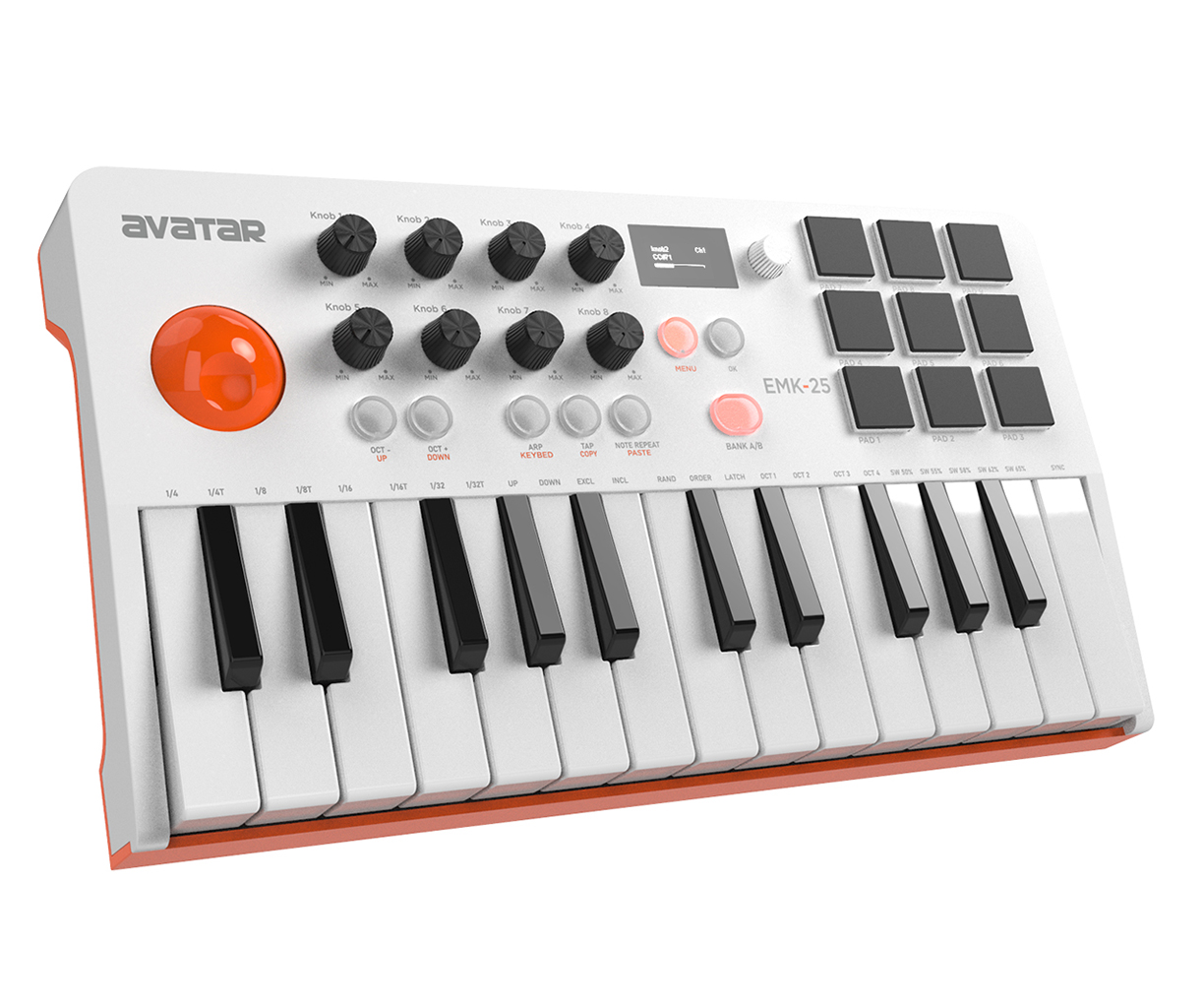 Midi Controller Pad - EMK-25 무선 미디 키보드 컨트롤러, 9