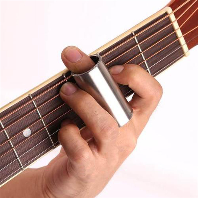 Guitar Slide Tube - 기타 슬라이드 핑거팁 튜브 실버 슬라이드