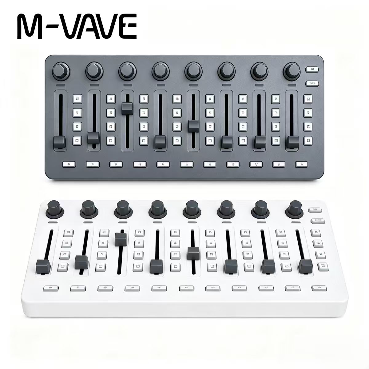Midi Controller Pad - M-VAVE SMC-MIXER 무선 MIDI 컨트롤러, 43개