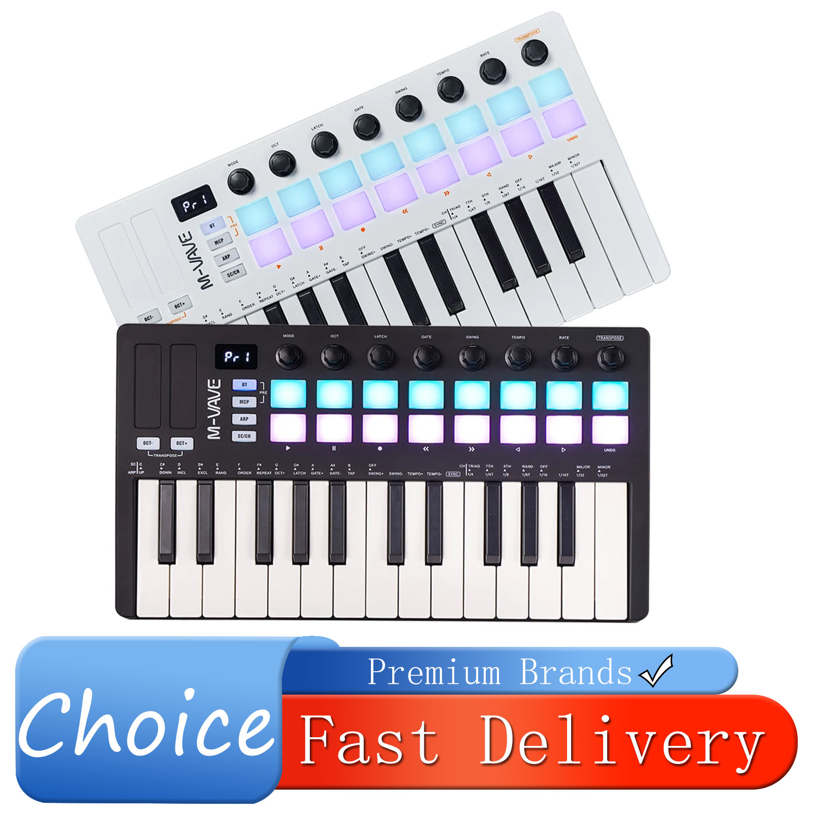 Midi Controller Pad - M-VAVE SMK-25 II 25키 MIDI 컨트롤러