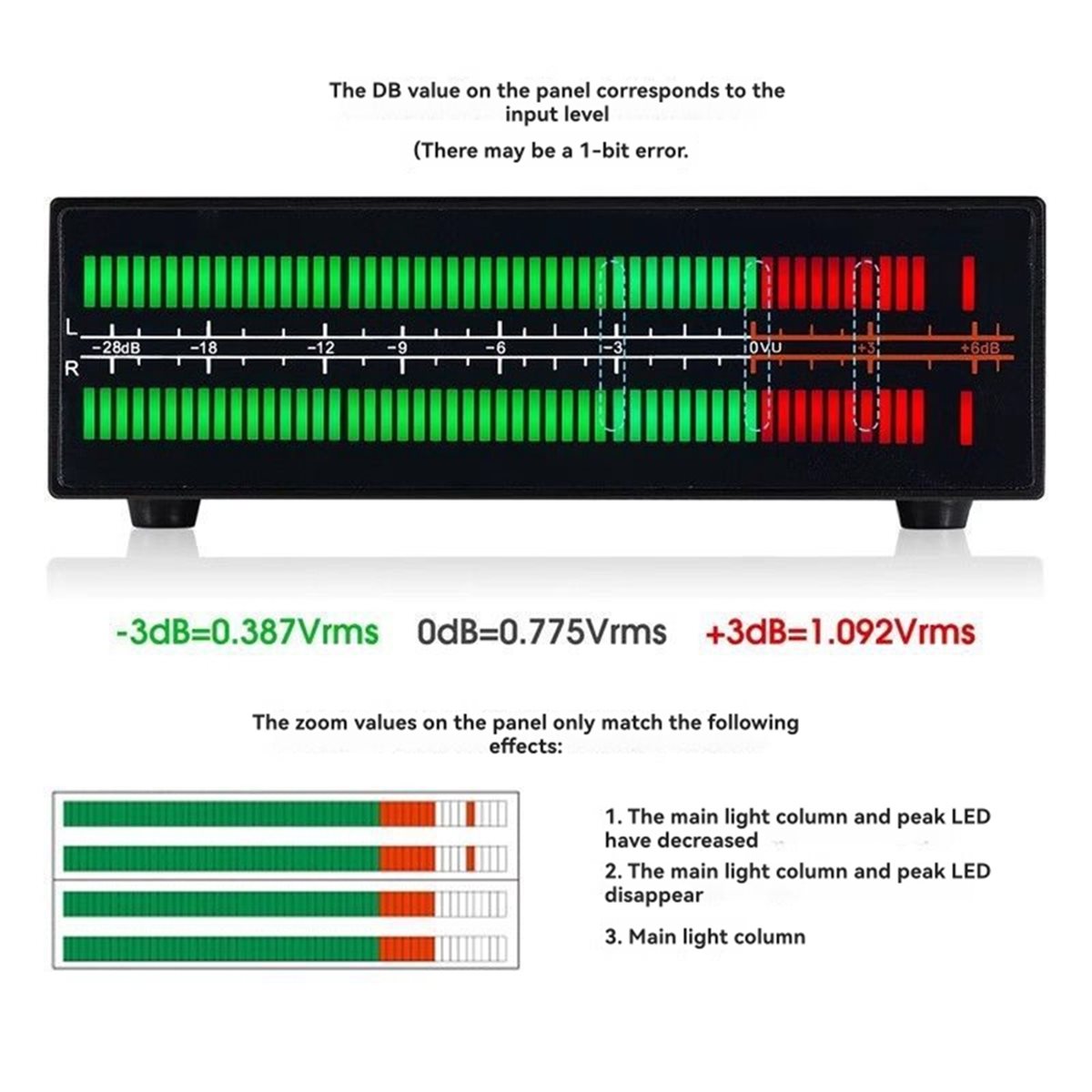 Music Audio Pro - A40I VU56-PRO 듀얼 채널 음악 스펙트럼