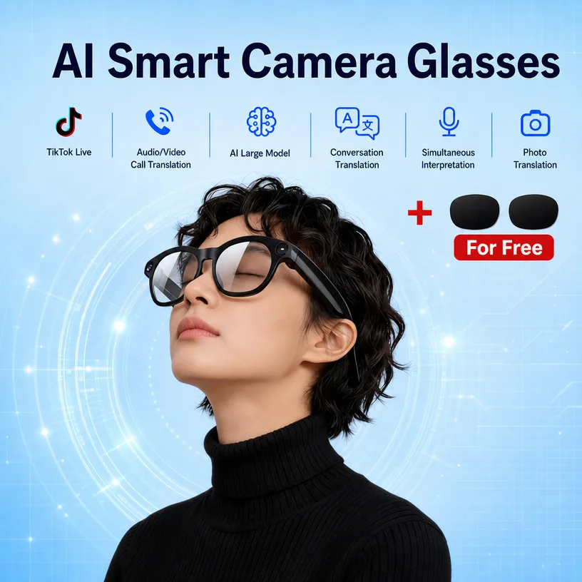 AI 스마트 슈팅 글래스, Douyin TK 라이브 스 - Audio Music Free Online 리뷰 및 가격