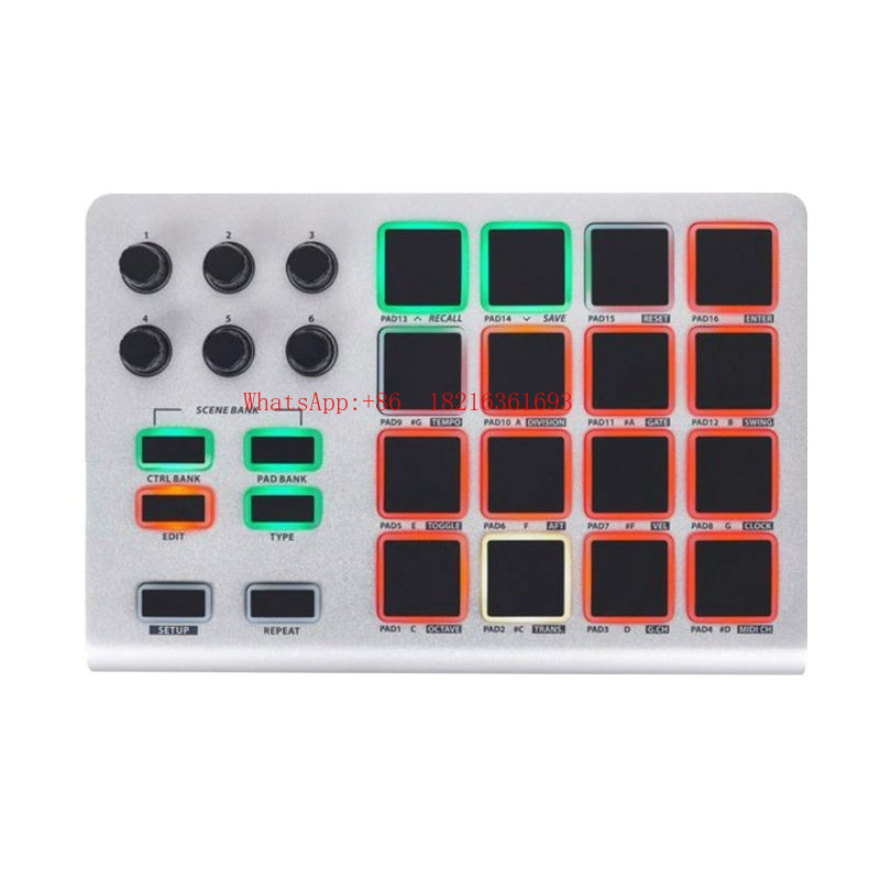 20.26NEW 휴대용 슬림 알루미늄 드럼 패드 MID - Midi Controller Pad 리뷰 및 가격