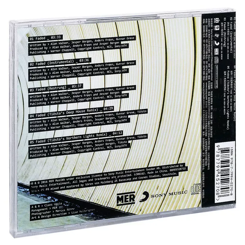 앨런 워커의 Lost CD 앨범 유럽 및 미국 팝 전자 - Audio Music For 리뷰 및 가격