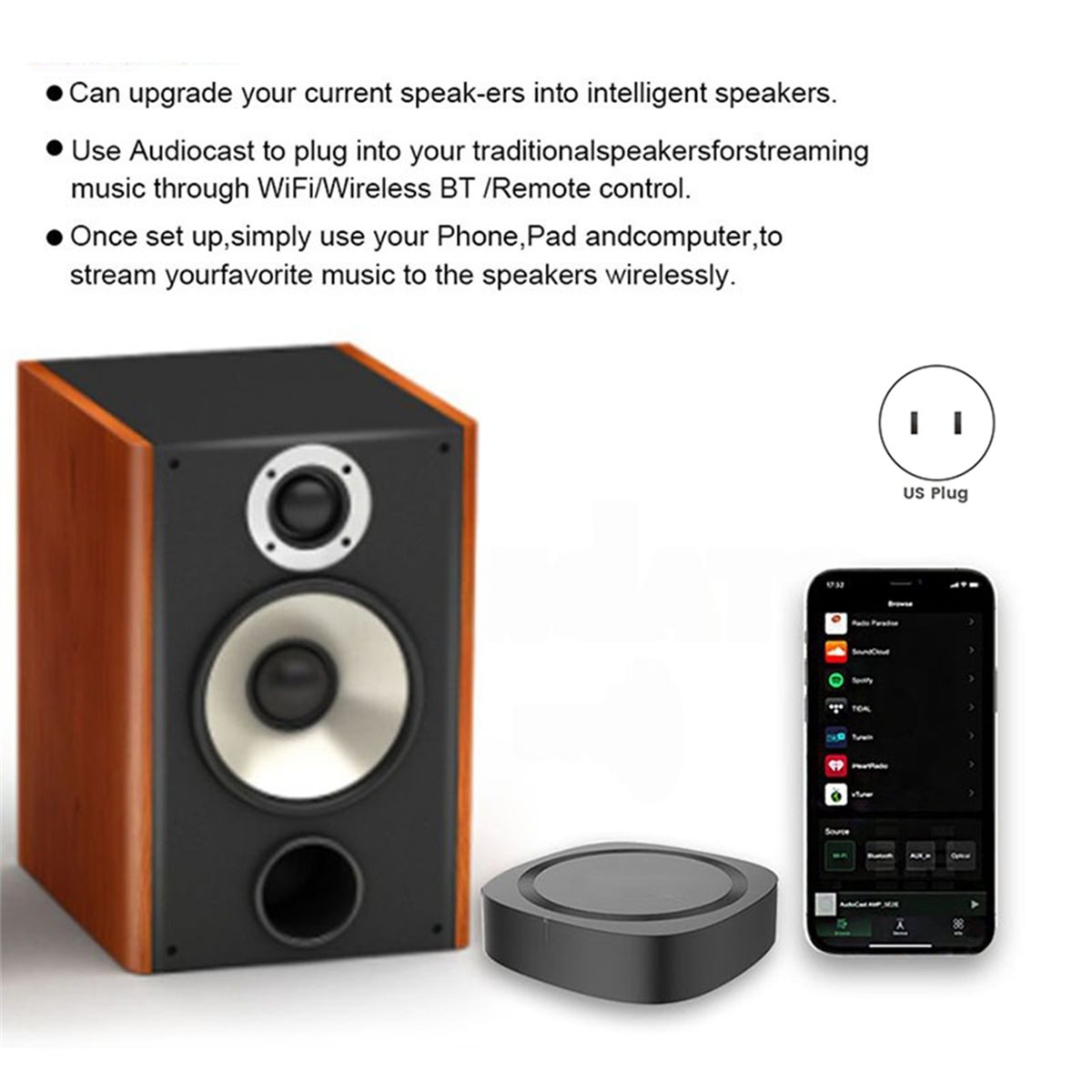 Audiocast Pro M20 무선 WiFi 오디오  - Music Audio Pro 리뷰 및 가격