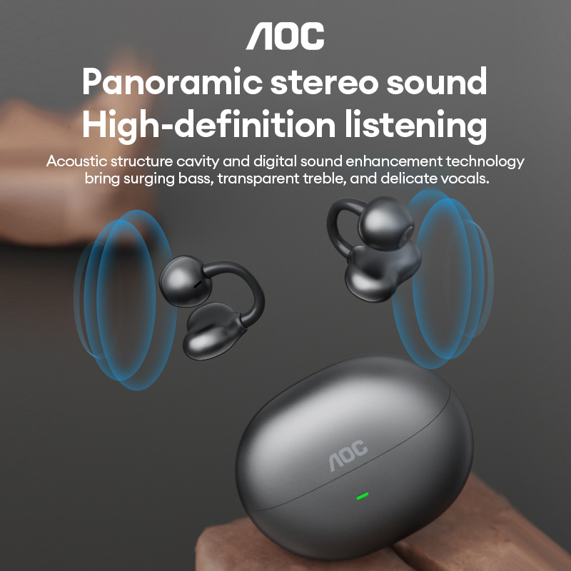 AOC ACD2544 무선 블루투스 이어클립 이어버드  - Audio To Music 리뷰 및 가격