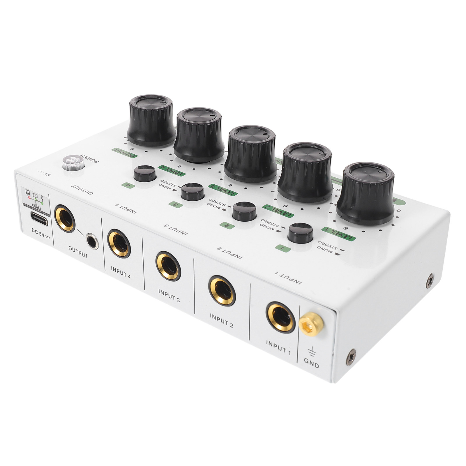 4채널 컴팩트 오디오 믹서 화이트 전문가용 스테레오 믹 - Audio Mixer 4 Channel 리뷰 및 가격