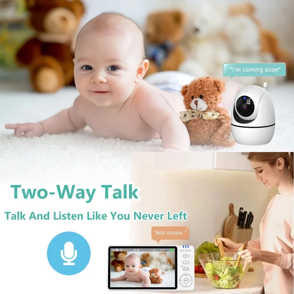 VBABM ABM501 베이비 모니터 5.0인치 350 - Audio Detect Music 리뷰 및 가격