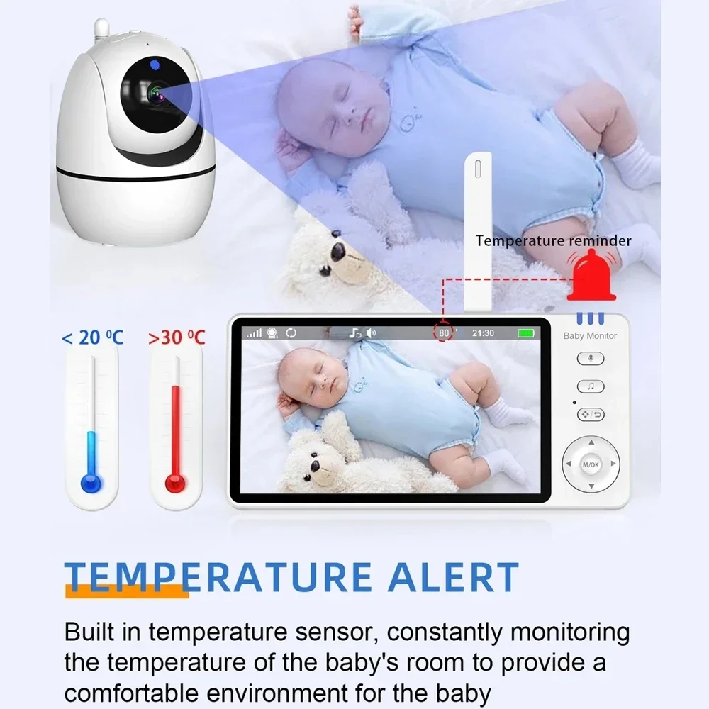 VBABM ABM501 베이비 모니터 5.0인치 350 - Audio Detect Music 리뷰 및 가격