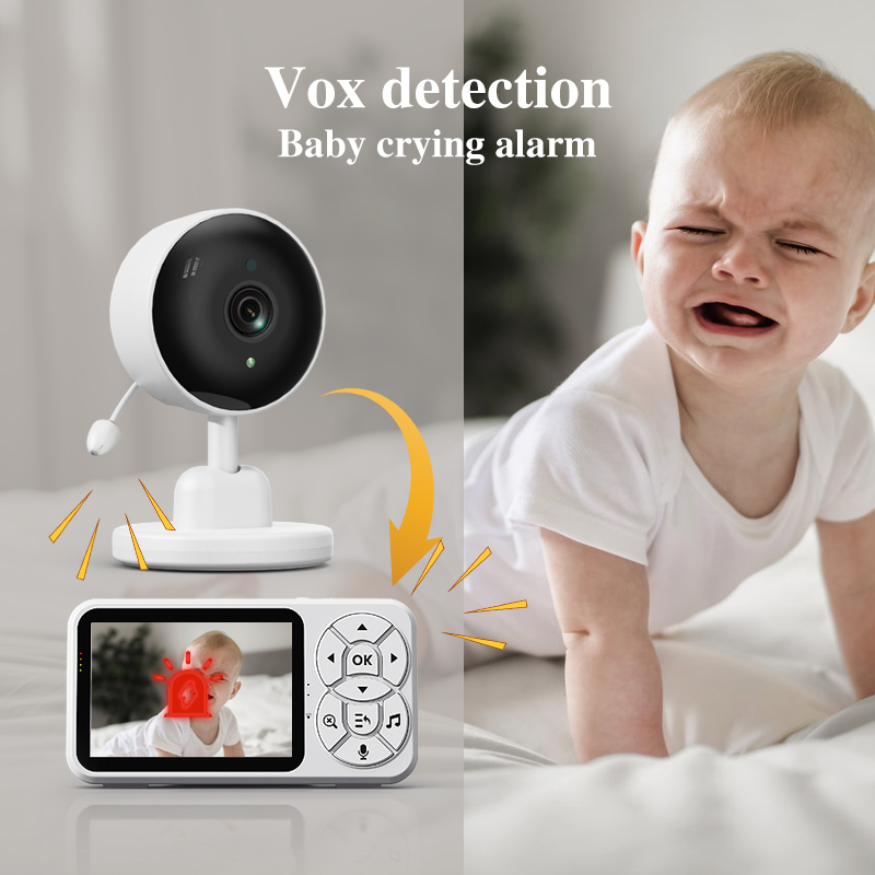Danmini 3.5인치 베이비 모니터 컬러 스크린 디 - Audio Detect Music 리뷰 및 가격