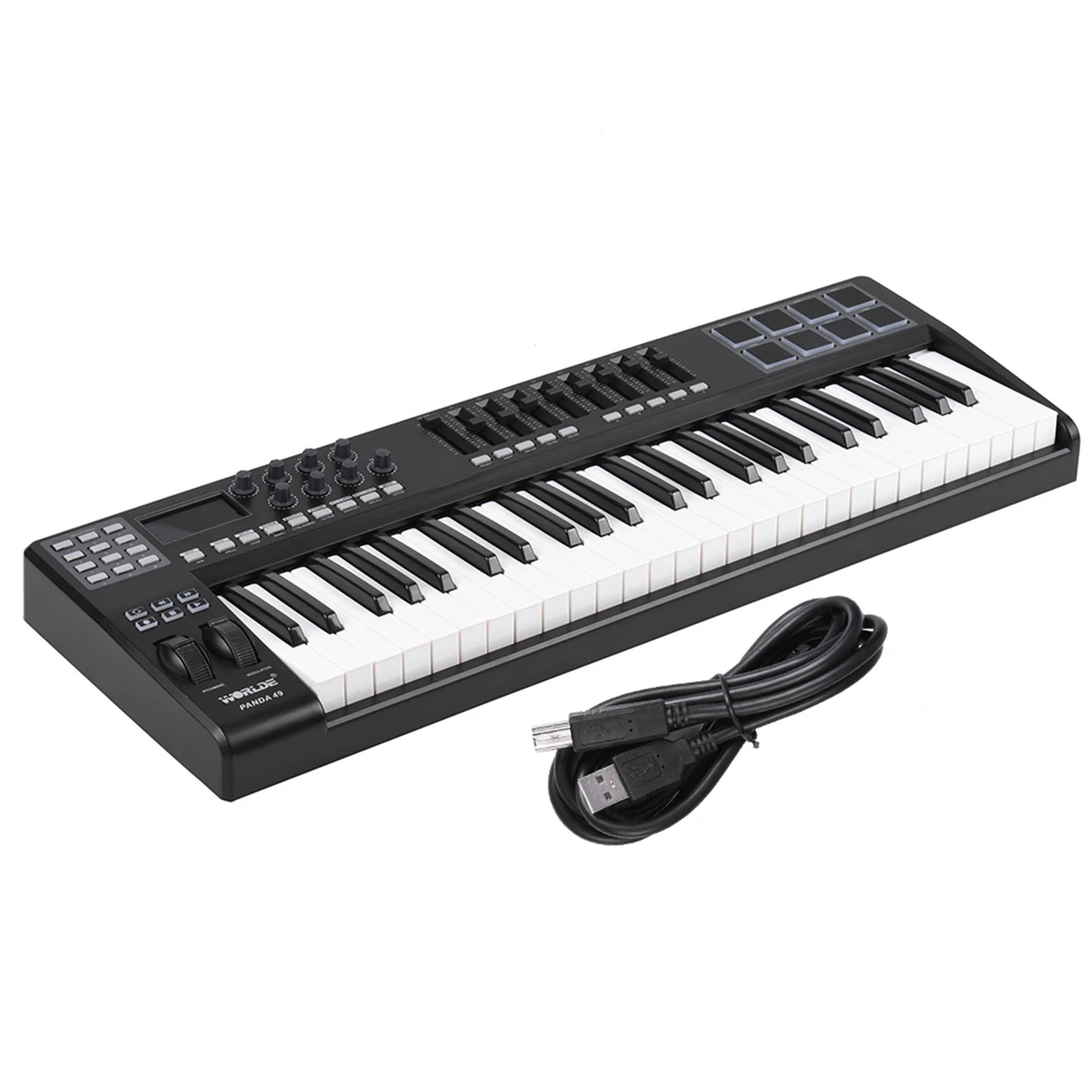 WORLDE PANDA49 에듀 팩 |   49키+8R - Midi Controller Pad 리뷰 및 가격