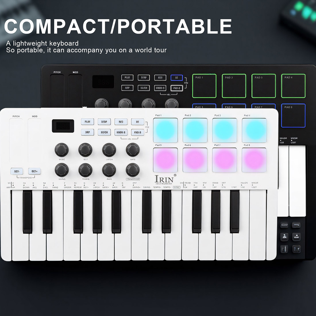 SMK-25 휴대용 키보드 MIDI 컨트롤러 어레인지먼 - Midi Controller Pad 리뷰 및 가격