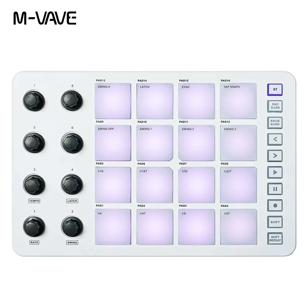 M-VAVE SMC-PAD 런치 패드, USB-C 인터 - Midi Controller Pad 리뷰 및 가격