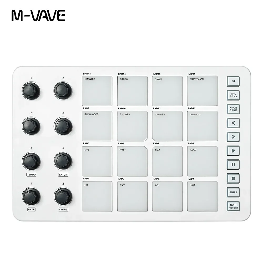 M-VAVE SMC-PAD 런치 패드, USB-C 인터 - Midi Controller Pad 리뷰 및 가격