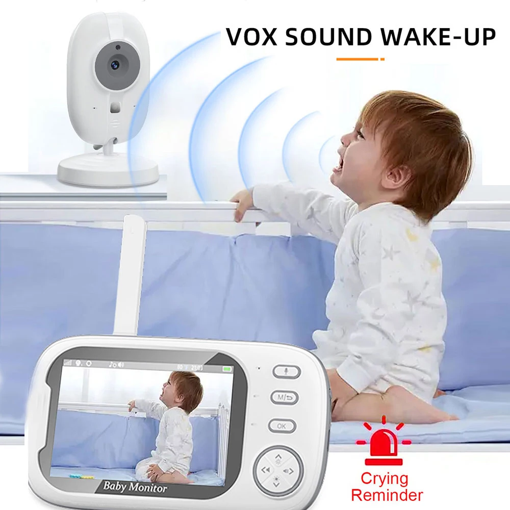 아기 모니터링 카메라 3.5인치 LCD 야간 투시 기능 - Audio Detect Music 리뷰 및 가격
