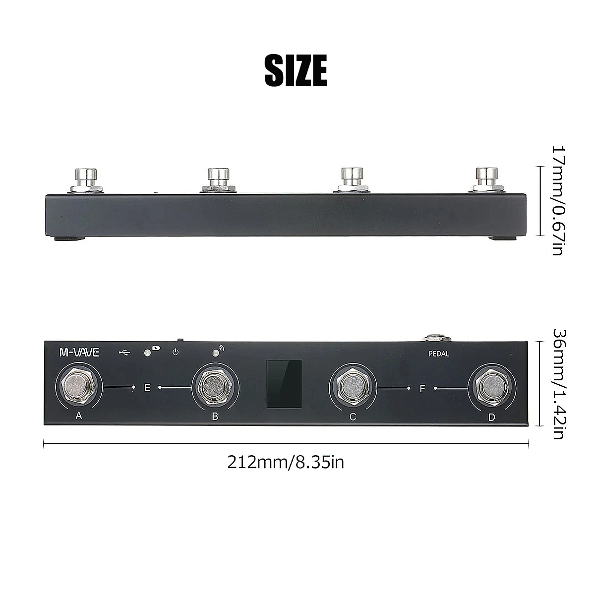 M-VAVE 초콜릿 블루투스 MIDI 풋 컨트롤러, 4 - Midi Controller Pad 리뷰 및 가격