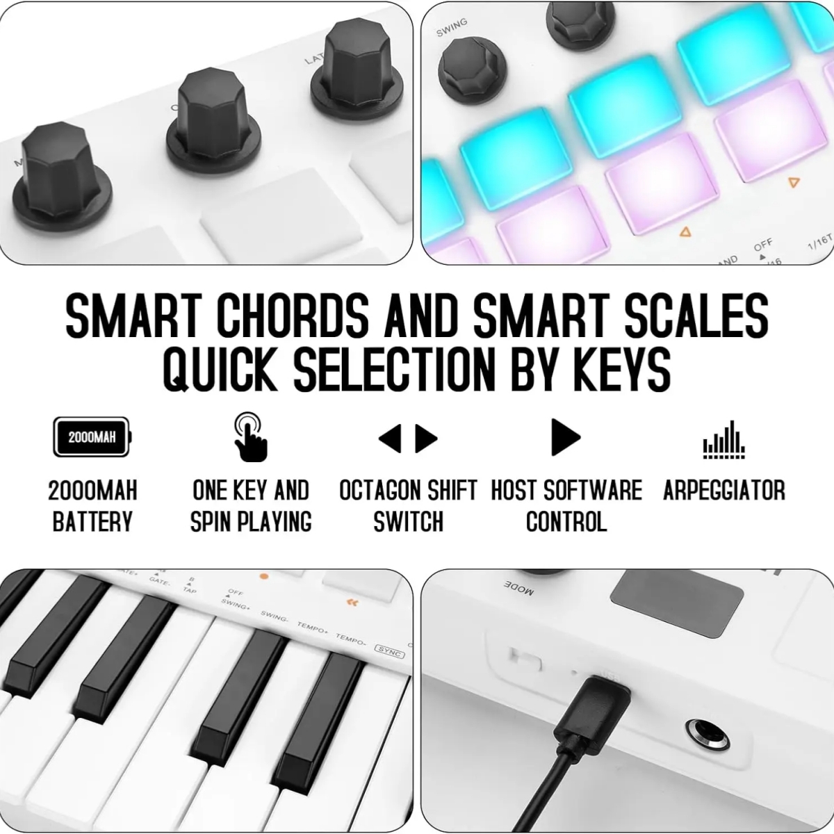 M-VAVE SMK-25 II 25키 MIDI 컨트롤러 - Midi Controller Pad 리뷰 및 가격