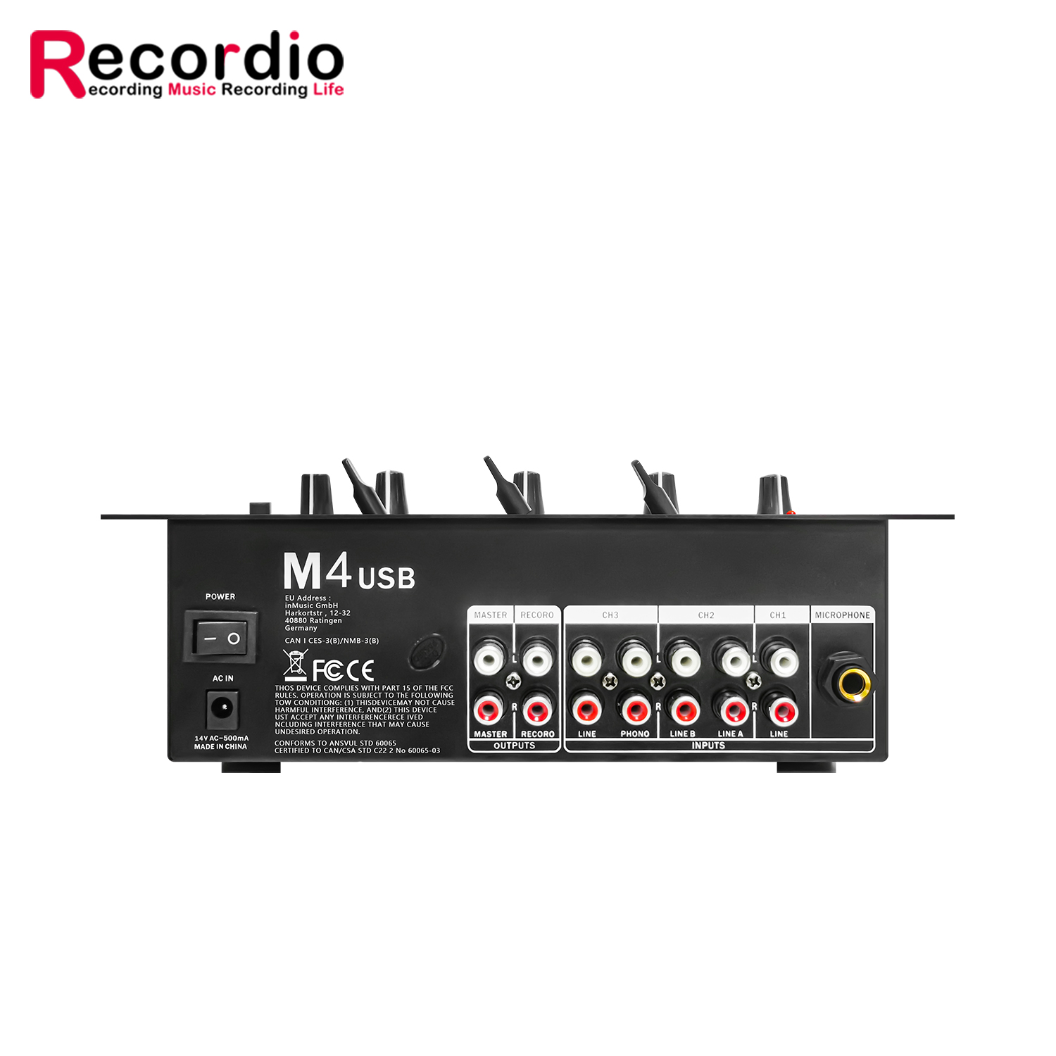 GAX-DM4 OEM 전문 4 채널 오디오 스테레오 믹 - Audio Mixer 4 Channel 리뷰 및 가격