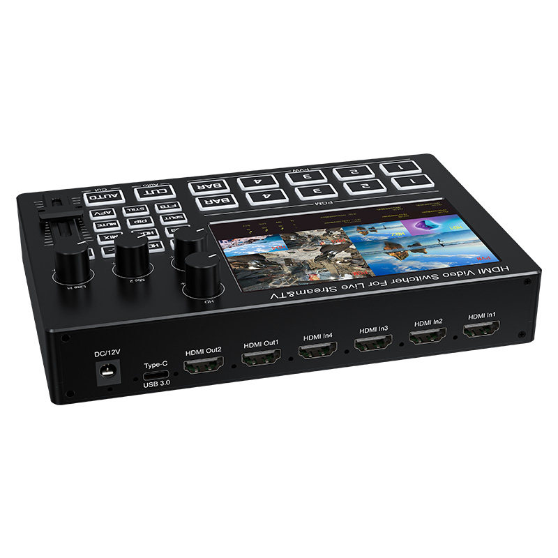 4채널 1080P HDMI 라이브 스트리밍 비디오 믹서 - Audio Mixer 4 Channel 리뷰 및 가격