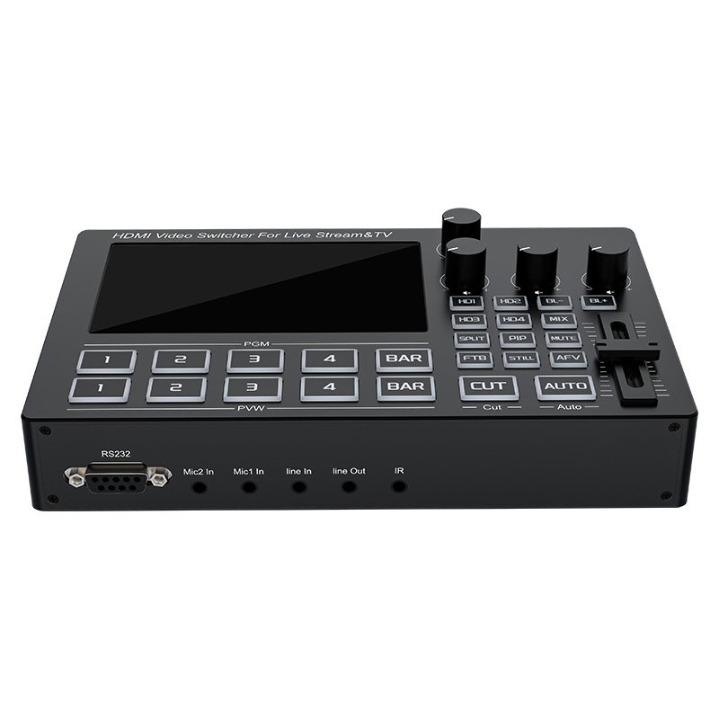 4채널 1080P HDMI 라이브 스트리밍 비디오 믹서 - Audio Mixer 4 Channel 리뷰 및 가격
