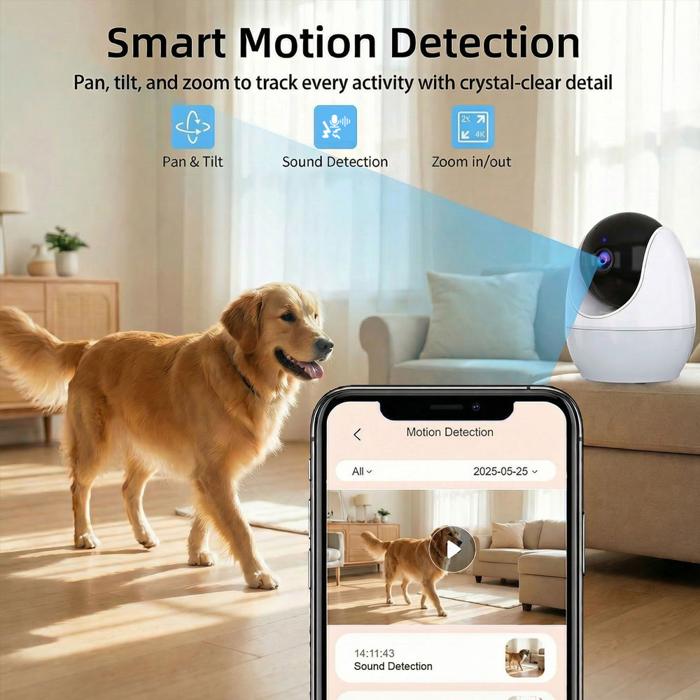 야간 조명 기능이 있는 스마트 베이비 모니터 4.3'' - Audio Detect Music 리뷰 및 가격