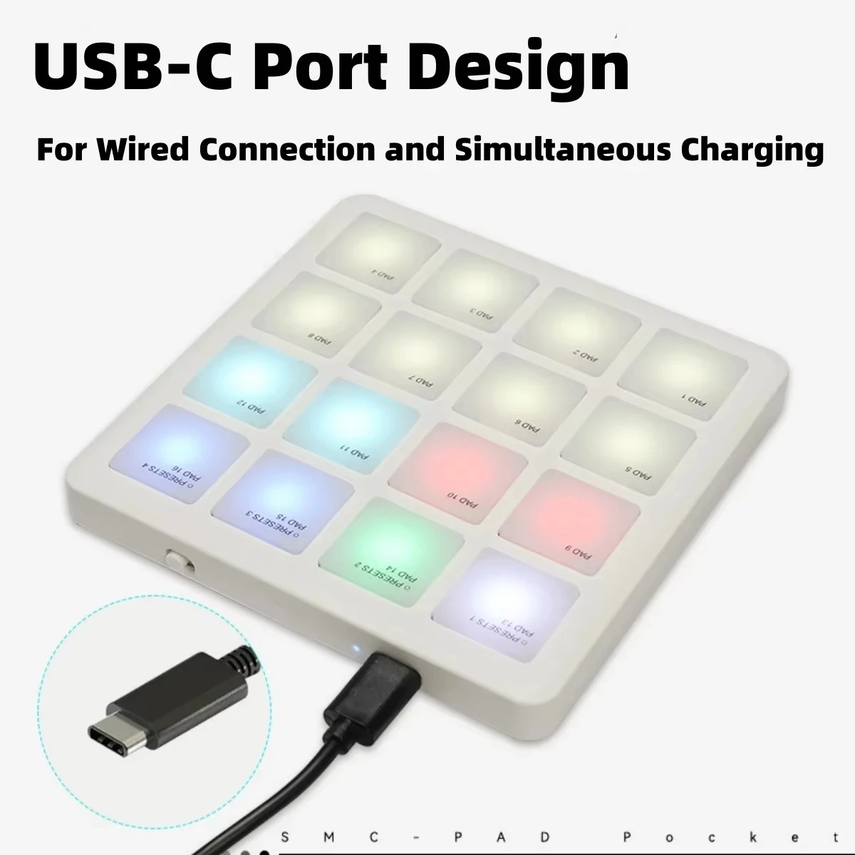 M-VAVE SMC-PAD POCKET 화이트/그린/블 - Midi Controller Pad 리뷰 및 가격