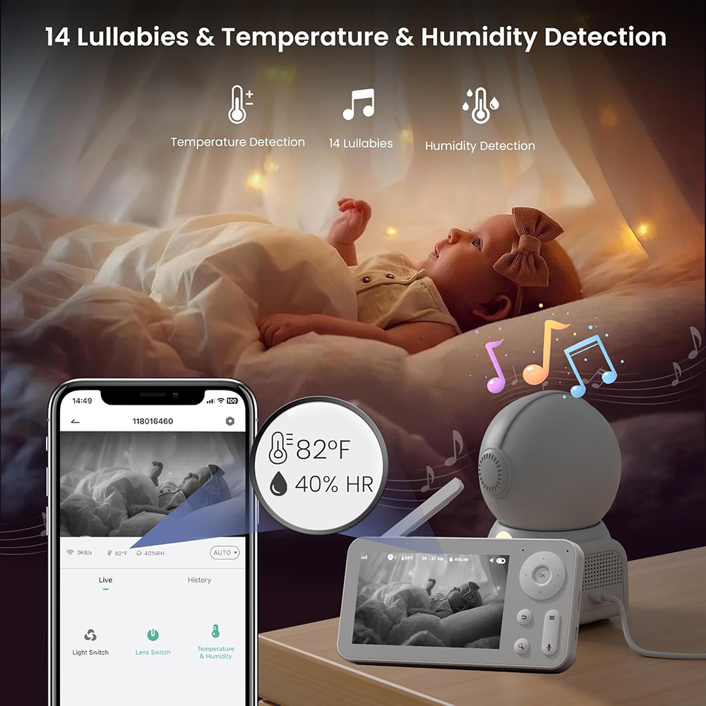 보육 반려동물 노인을 위한 와이파이 스마트폰, 355  - Audio Detect Music 리뷰 및 가격