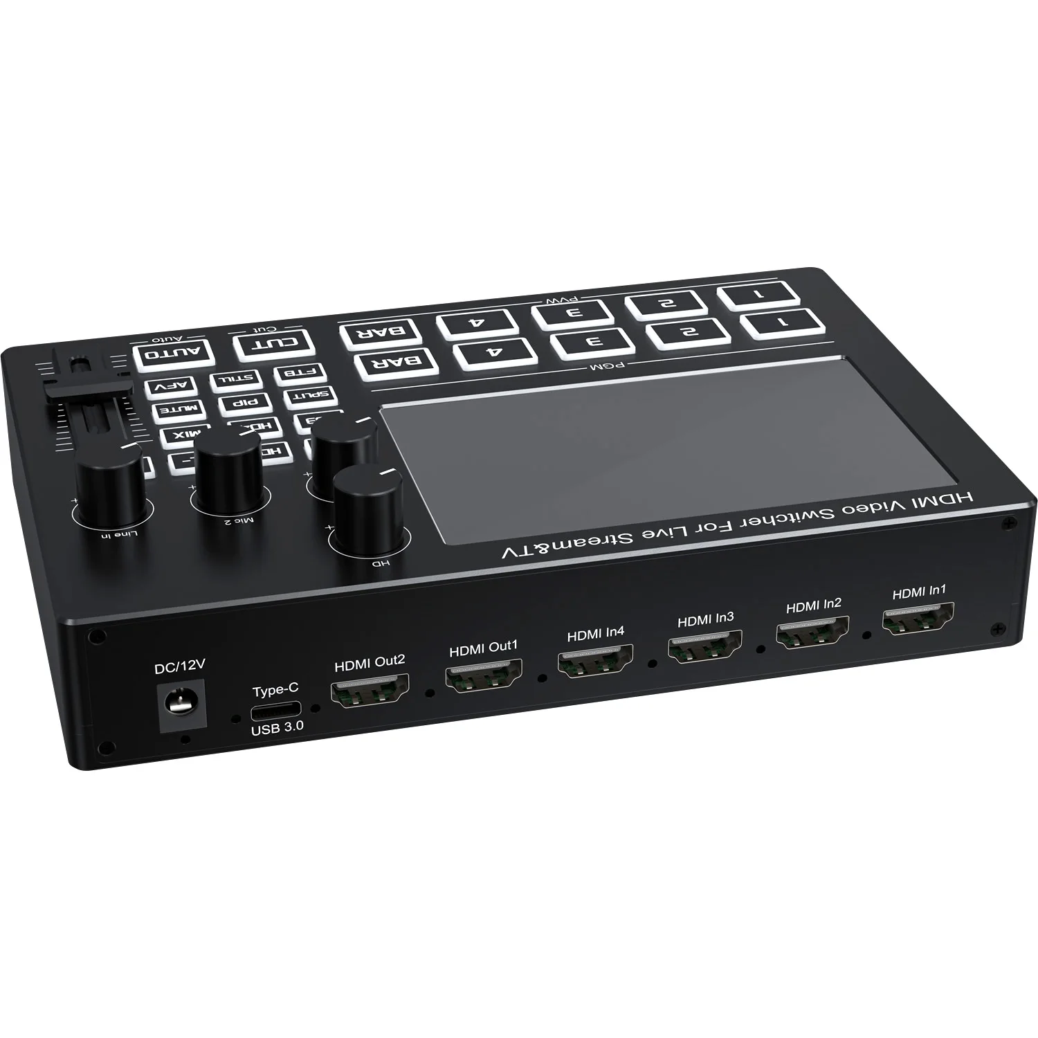 1080P 4채널 HDMI 라이브 스트리밍 비디오 믹서 - Audio Mixer 4 Channel 리뷰 및 가격