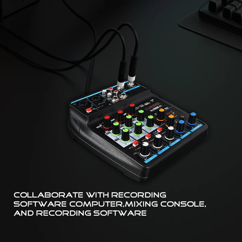 4채널 미니 USB 오디오 믹서 콘솔, 48V 팬텀 파 - Audio Mixer 4 Channel 리뷰 및 가격