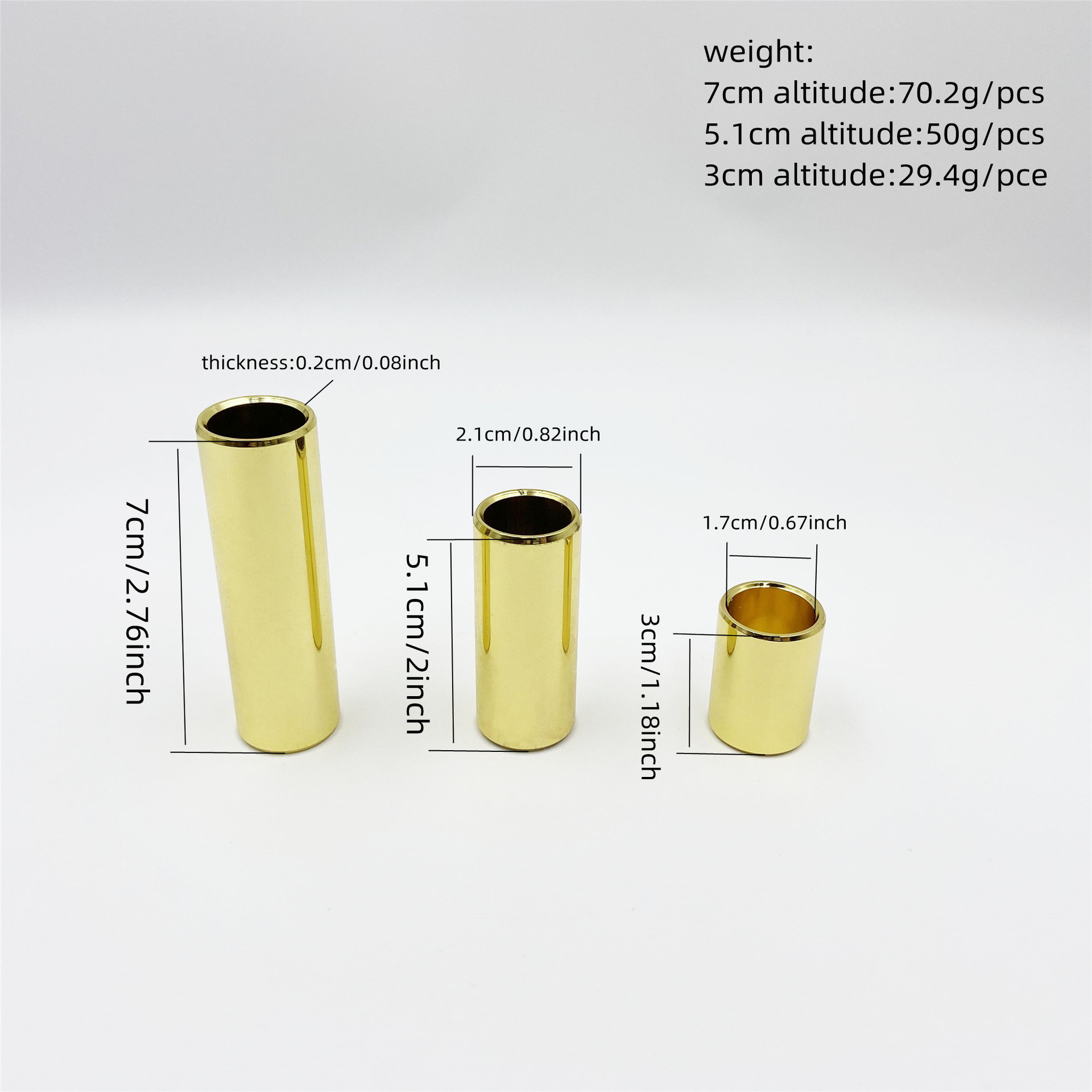 12팩 황동 기타 슬라이드 다양한 크기 19mm 21m - Guitar Slide Tube 리뷰 및 가격