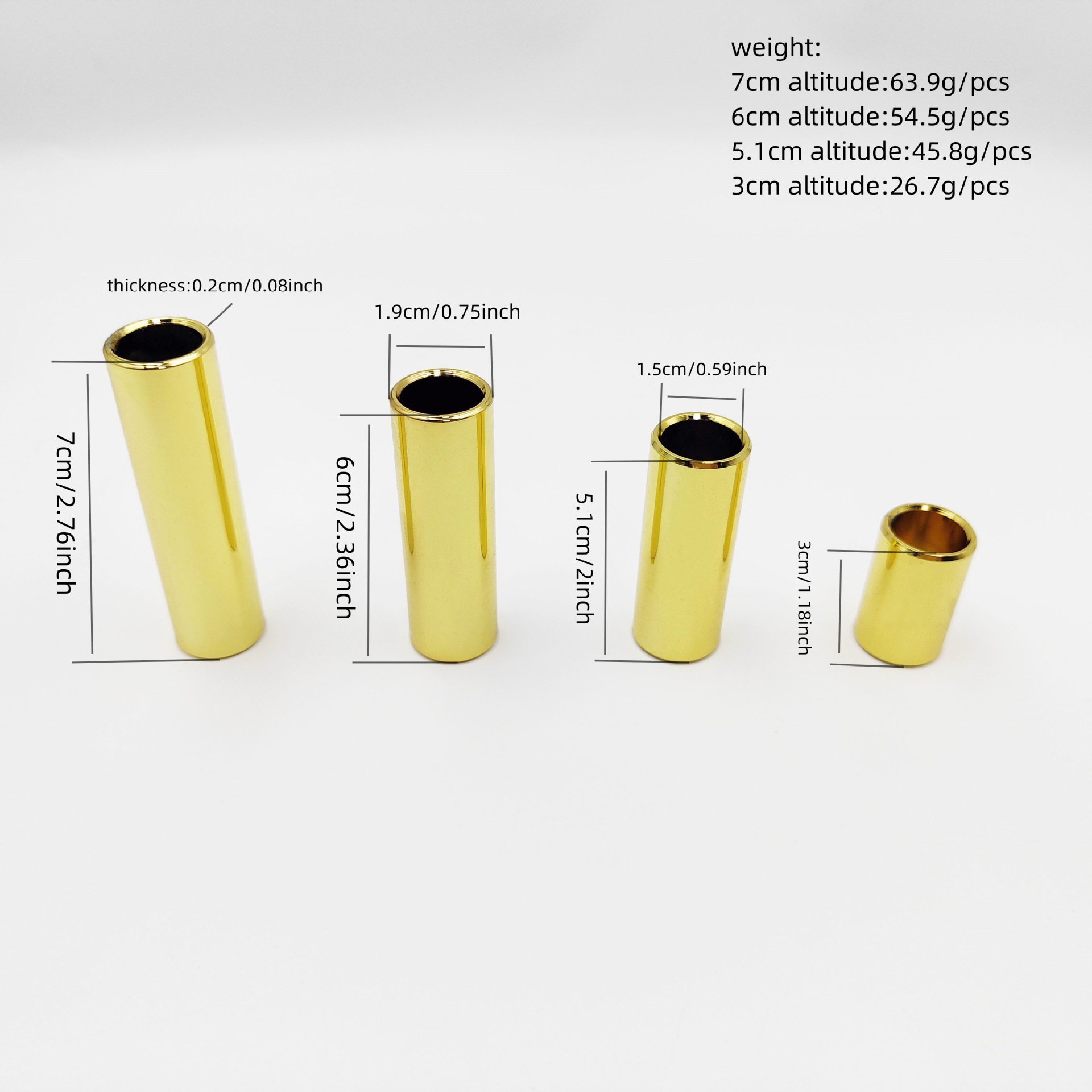 12팩 황동 기타 슬라이드 다양한 크기 19mm 21m - Guitar Slide Tube 리뷰 및 가격